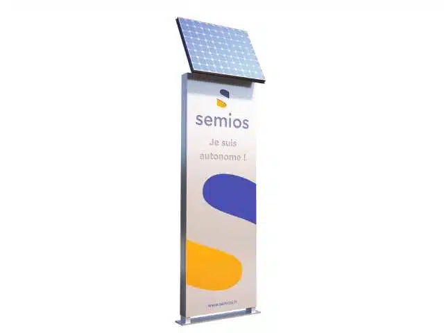 Totem solaire Semiosun Slim - Semios